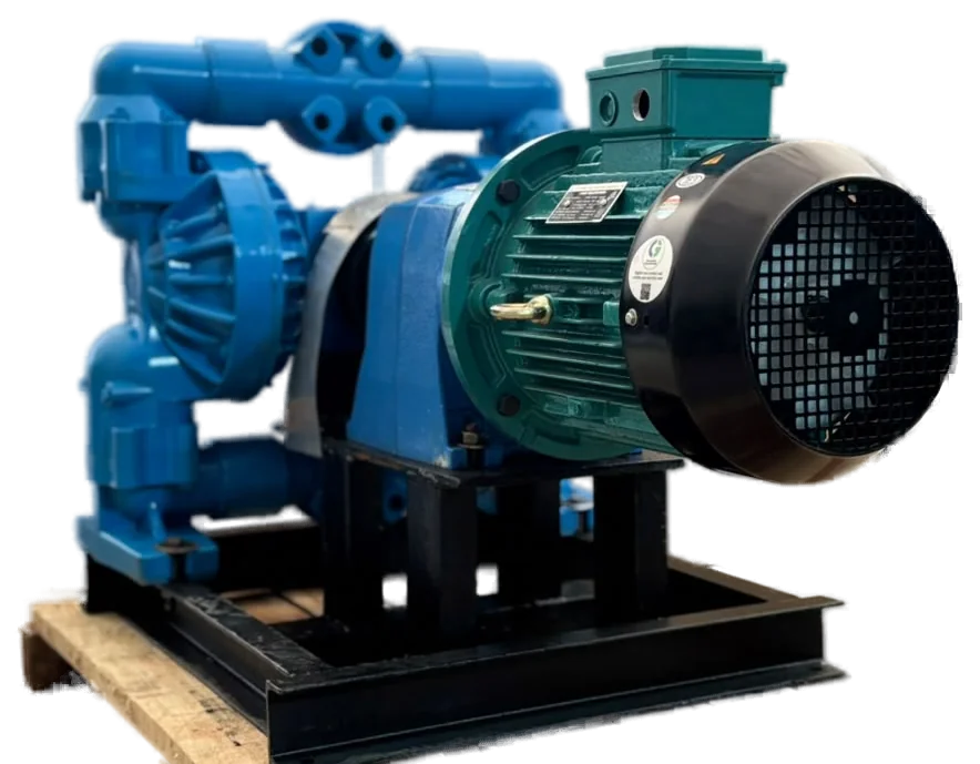 Sando EODD pump, motor end view